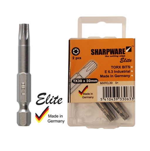 Bits Torx Sharpware 50mm (2 stuks)