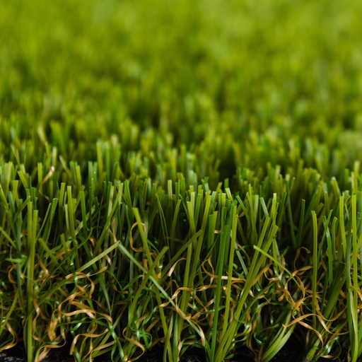 Grastapijt kunstgras Premium lichtbruin velours zacht per meter, verschillende maten, met drainage noppen, waterdoorlatend (400x550 cm